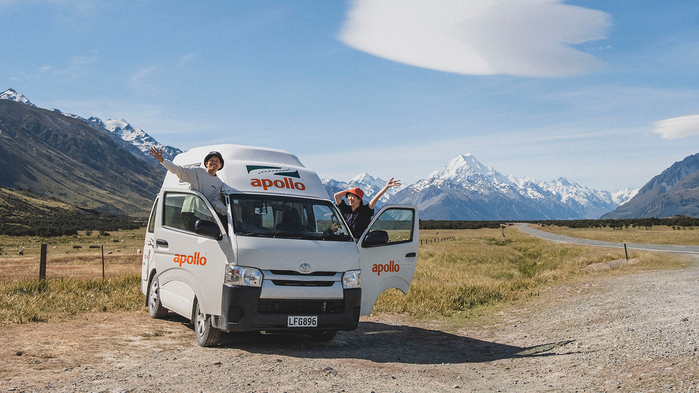 ニュージーランドの旅の相棒とともに撮影したきおく