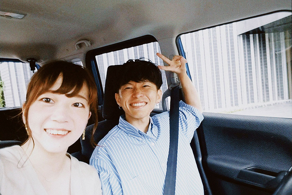 1. 早朝、真美の家から出発