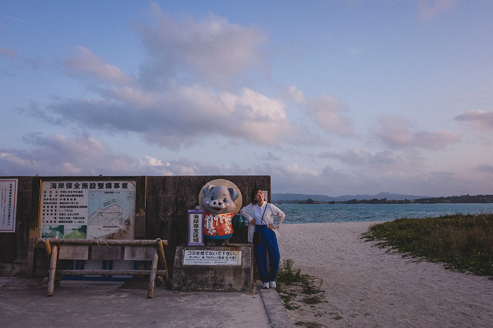 24 - 古宇利島ビーチにてお散歩