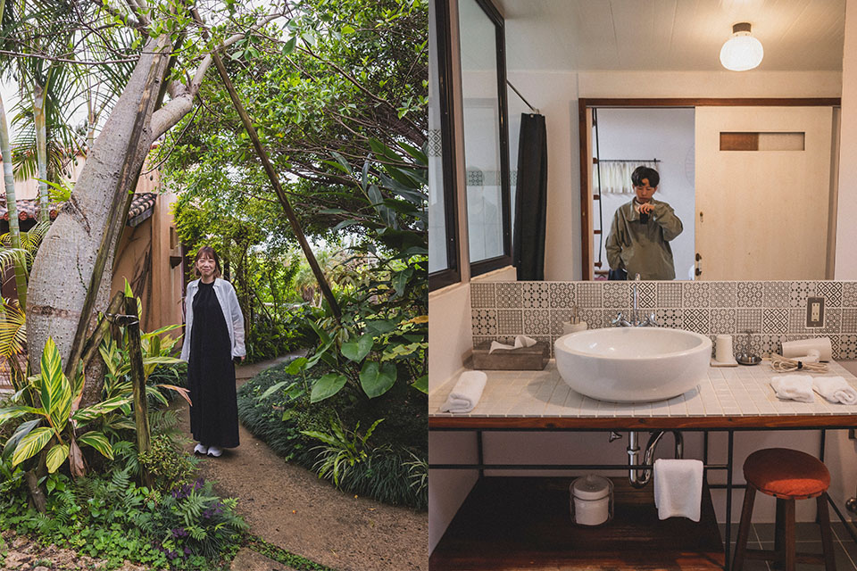 28 - お庭の緑が素敵で、部屋もおしゃれ。最高な宿でした